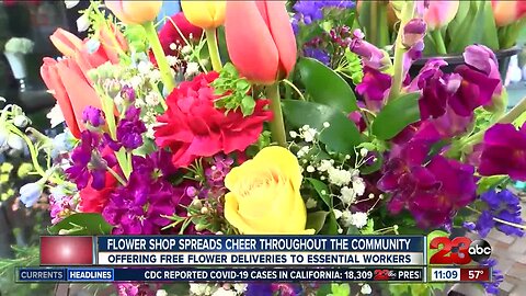 Local Flower Shop Spreads Cheer throughout the Community