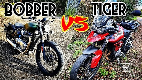 Bobber vs Tiger test rides - Which one did I like most? #Triumph #Bobber #Tiger900