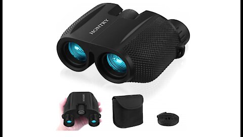 Binoculars for Adults and Kids, 10x25 Compact Binoculars for Bird Watching, Theater and Concerts