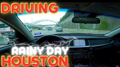 FPV Driving in Houston Rainy Day 4K