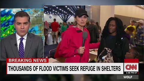 CNN, Jim Acosta & Rosa Flores Exploiting Hurricane Harvey Victims
