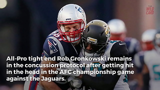 Patriots Get Both Good And Bad News On Rob Gronkowski’s Injury Status