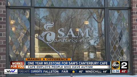 Sam's Canterbury Cafe celebrates its one year anniversary and Autism Awareness month