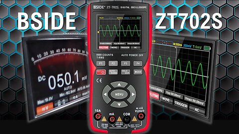 Osciloscópio e Multímetro de alta qualidade a preço incrível, apresentamos o ZT702S