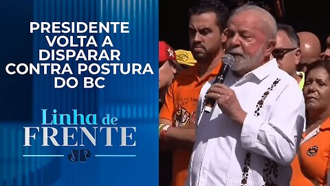 Lula critica taxa de juros em evento do Primeiro de Maio: “Controla o desemprego” | LINHA DE FRENTE