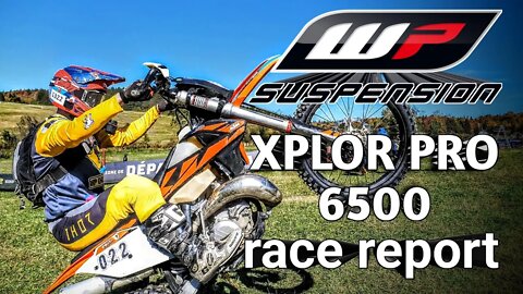 WP 6500 first Race Review and K-Teck Bladder KTM Enduro Dirt Bike