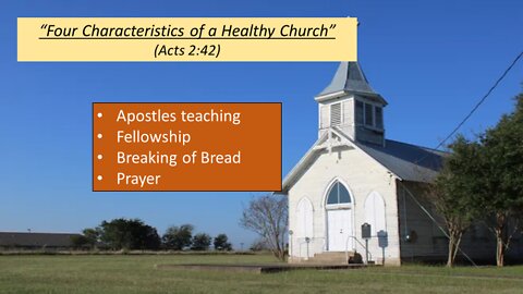 Is your church a healthy church?