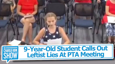 9-Year-Old Student Calls Out Leftist Lies At PTA Meeting