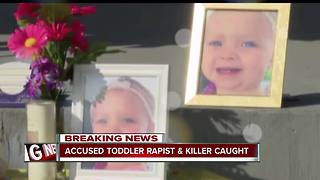 Conneaut man wanted for rape, murder of 13-month-old girl captured in Pennsylvania