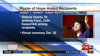 Dolores Huerta to receive Ripple of Hope award