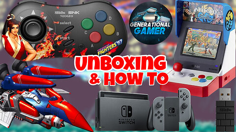 Unbox & Use the 8bitdo Neo Geo Mini Controller with Mini & Switch