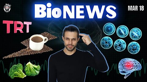 TRT Thickens Bones + Caffeine Protective for TBIs + Cardarine / AICAR + Brown Fat (BioNews #7)