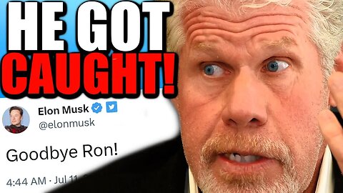 Ron Perlman DELETES TWITTER After Getting CAUGHT - Insane Breakdown!
