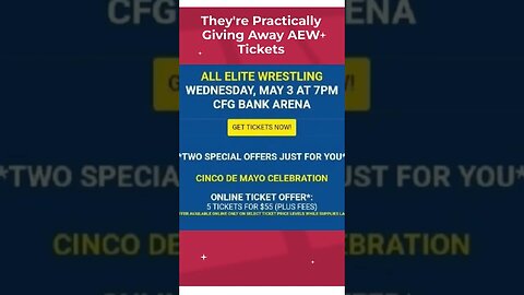 TWR News-They're Practically Giving Away AEW Tickets