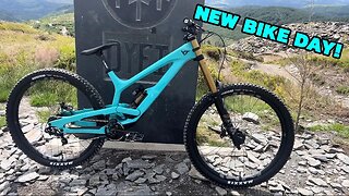 YT Tues Core 4 29 DH Bike Set-Up and First Laps at Dyfi Bike Park #downhillmtb