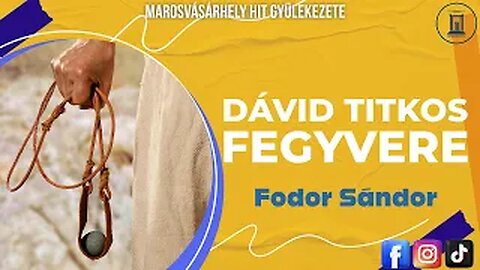👑 Dávid Titkos Fegyvere: Az Isteni Kenet, Ami Megváltoztatja Az Életed!🚀 - Fodor Sándor - 2017.05.27