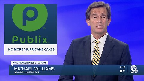 Publix has stopped selling hurricane-themed cakes