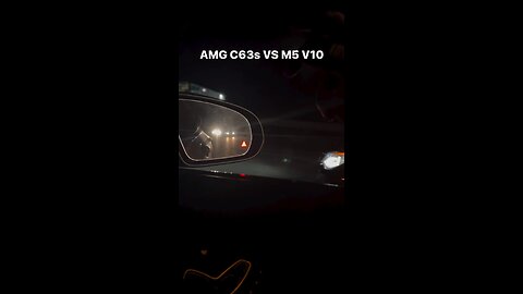 AMG C63s VS M5 V10 race🤯🔥🔥🔥