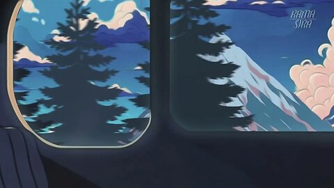 Relaxing Asmr With Train Tracks And Soft Music Animation