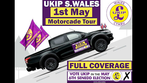 UKIP S.Wales Motorcade!