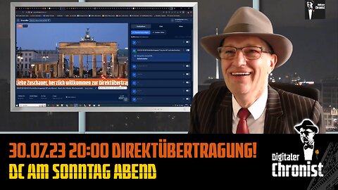 Aufzeichnung vom 30.07.2023 Direktübertragung! DC am Sonntag Abend