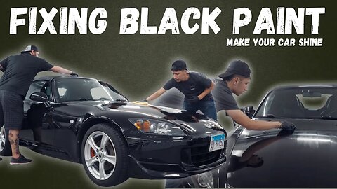 Dull Black Paint to a Brilliant Shine in Just ONE Day | Ceramic Coating Black Paint