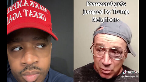 🚨 Democrat claims he was beat up by his Trump Neighbors. Do you believe him