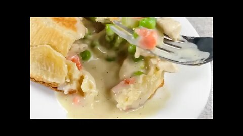 Homemade Chicken Pot Pie I made for My Son #shorts