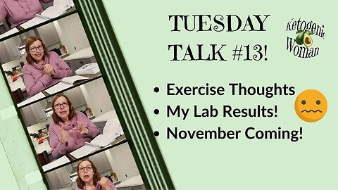 Tuesday Talk | Cholesterol a Little High! Am I Worried? | Let's Talk Exercise!