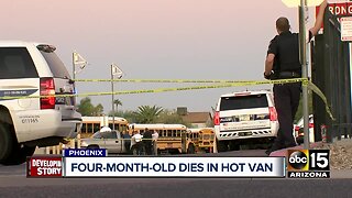 4-month-old baby dies after being left in hot car in Phoenix