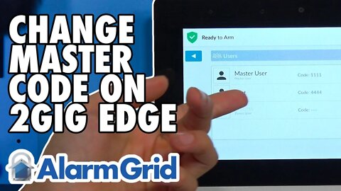 2GIG Edge: Changing the Master Code