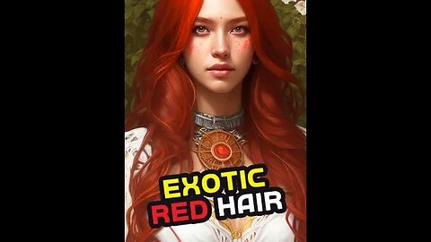 EXOTIC RED HAIR, ( AI ART, AI GENERATORS ) @MIX_IMAGI