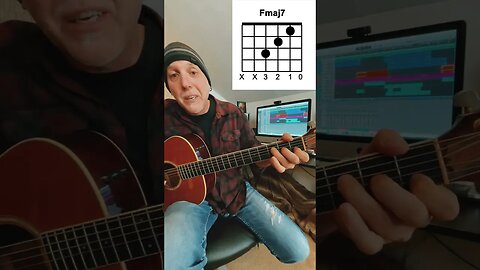 Play Songs with F Chords - Easy Chord Sub - No Barre Chords #shorts