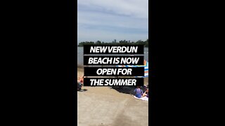 Verdun Beach is Now Open for the Summer!