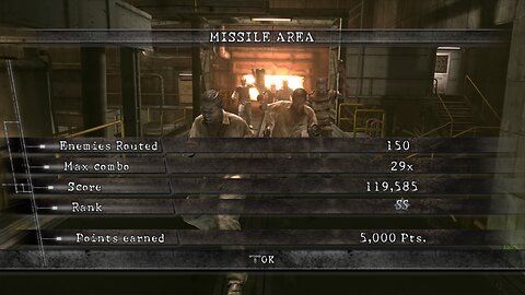 PS4 Resident Evil 5 Mercenaries United solo Missile Area Josh 150 kills