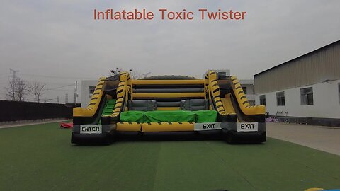 Inflatable Toxic Twister#factorybouncehouse #factoryslide #bounce #bouncy #castle #inflatablebouncer