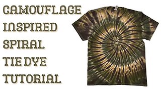 Tie-Dye Pattern: Camouflage Spiral YAY! These are the colors…