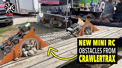 Checking Out CrawlerTrax Portable Mini RC Obstacles at Axialfest 2023