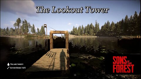 The Epic Lookout Tower Build - Sons Of The Forest