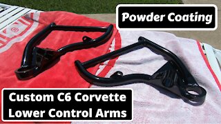 Powder Coating Custom C6 Corvette Control Arms