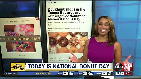 National Donut Day deals in the Tampa Bay area on Friday