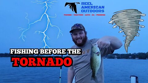 Bass Fishing Before the Tornado! (SEVERE THUNDERSTORM INCOMING)