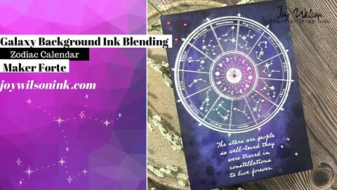 Galaxy Background Ink Blending