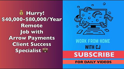 💰 Hurry! $40,000-$80,000/Year Remote Job with Arrow Payments - Client Success Specialist 💼