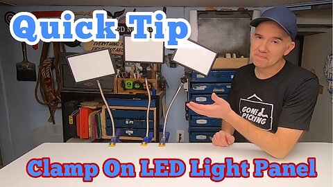 Quick Tip: Clamp on Portable LED Panel