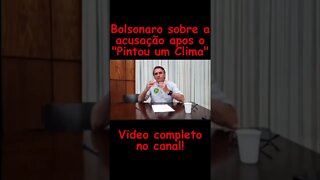 Bolsonaro sobre acusação de P3D0F1L1A #shorts