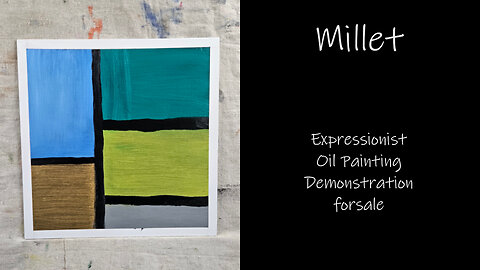 "Millet" Expressionist Oil Painting Demonstration #forsale
