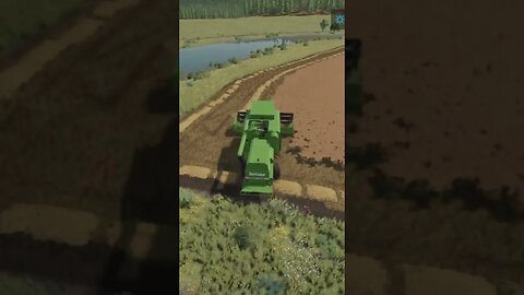Harvest First Field Hinterland Farming Simulator 22 #shorts