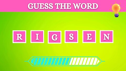 Guess the word game | scrambled word game #guesswithme #wordgames #braingames #guesstheword