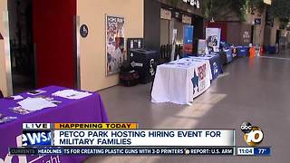 Petco Park hosts hiring event for military families